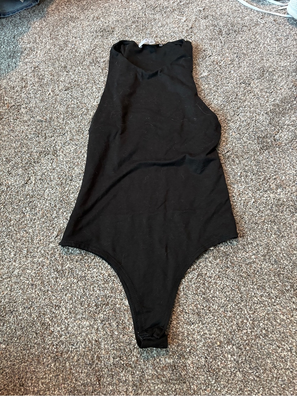 gaze Black Sleeveless Kids One-Piece Bodysuit